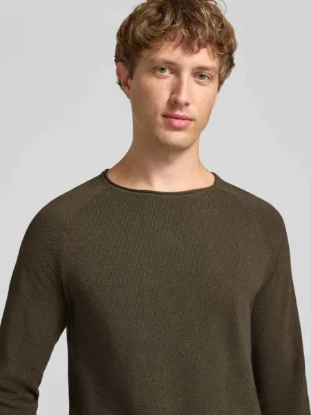 Jack & Jones Sweter Hill Zielony oliwkowy