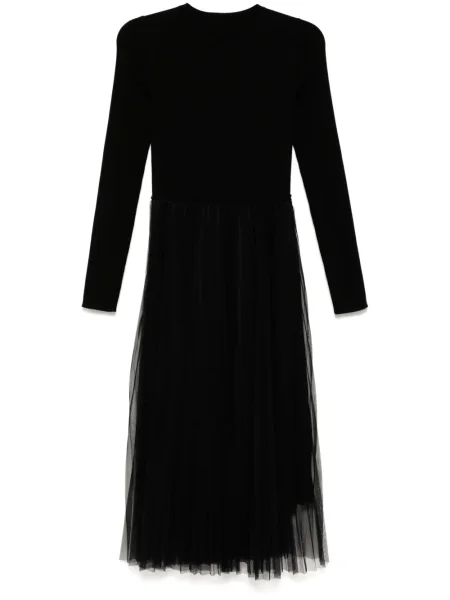 Rochie maxi Jnby cu mâneci lungi lungă de costum negru