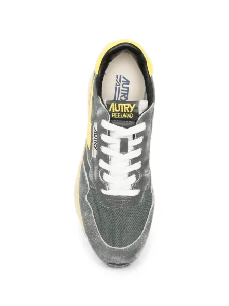 Sneakerși Autry din piele de căprioară gri