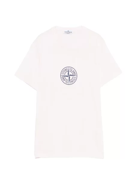 Koszulka dziecięca Stone Island różowa