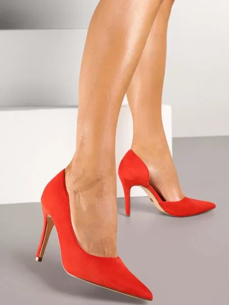 Pantofi stiletto Oliritia roșii