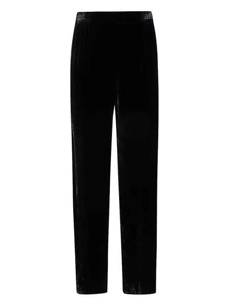 Pantaloni Bianco Levrin de catifea negru