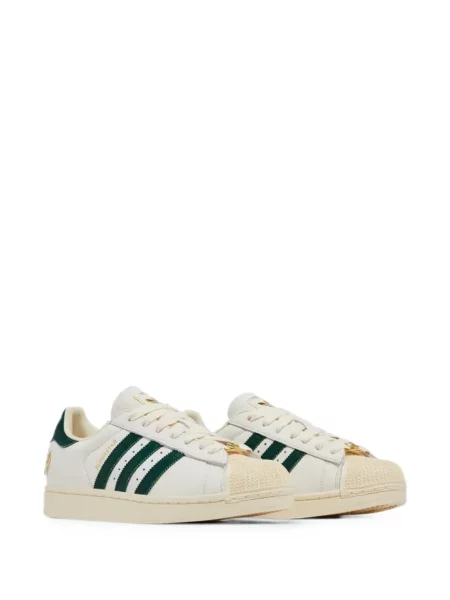 Sneakerși Adidas Predator din satin cu buline alb