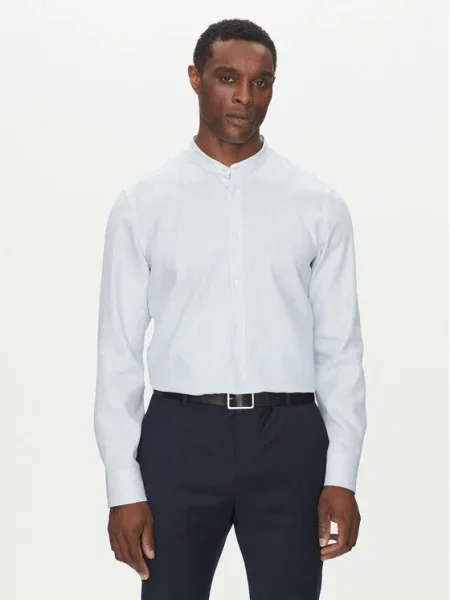 BOSS Риза светлосиньо