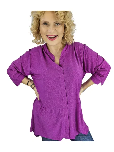 Elegantna srajca Pri vijolična