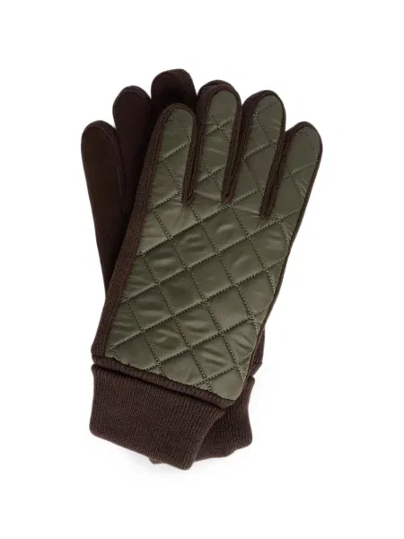Dygsniuotas pirštines Barbour ruda