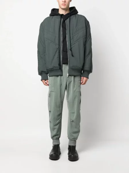 Bomber striukė Y-3 dygsniuotas žalia