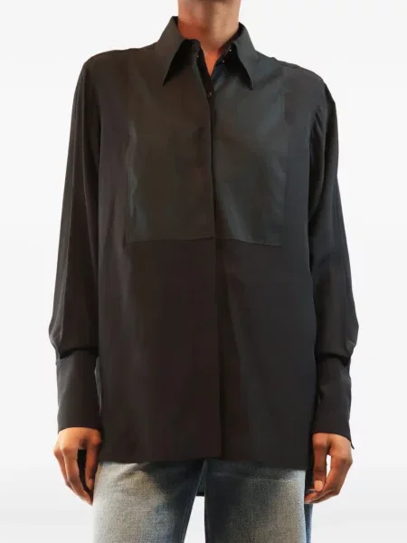 Cămașă Victoria Beckham negru