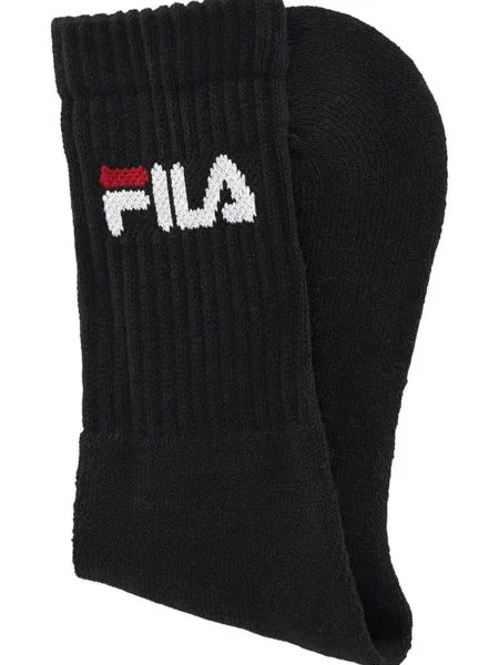 FILA Športne nogavice rdeča / črna bela