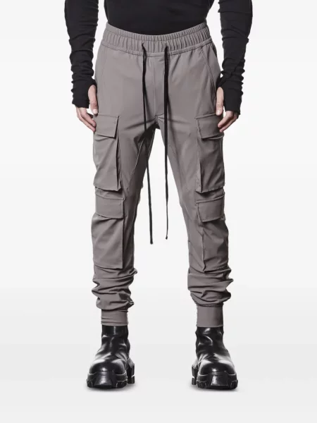 Pantaloni cargo Thom Krom cu cordon gri