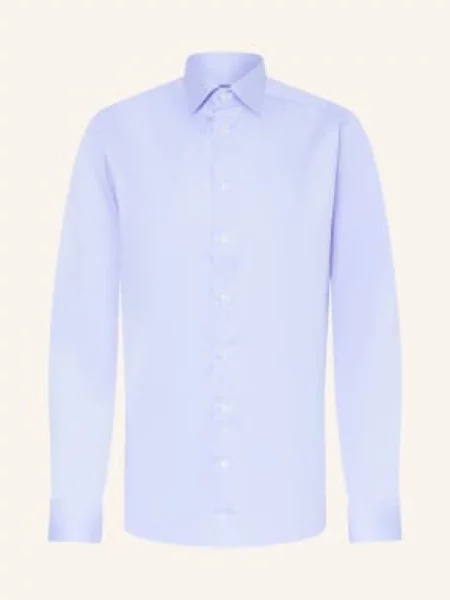 Eton Košile Slim Fit S Extra Dlouhými Rukávy tmavě modrá