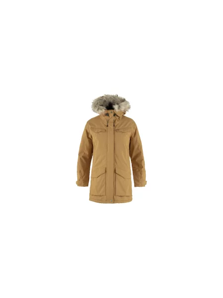 Fjällräven Nuuk Parka W Kobiety Kurtki Fjällräven Jasnobrązowy Size: M
