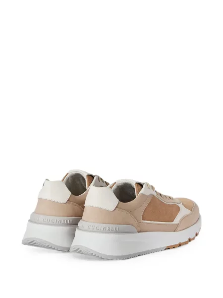 Sneakerși Brunello Cucinelli din piele de căprioară