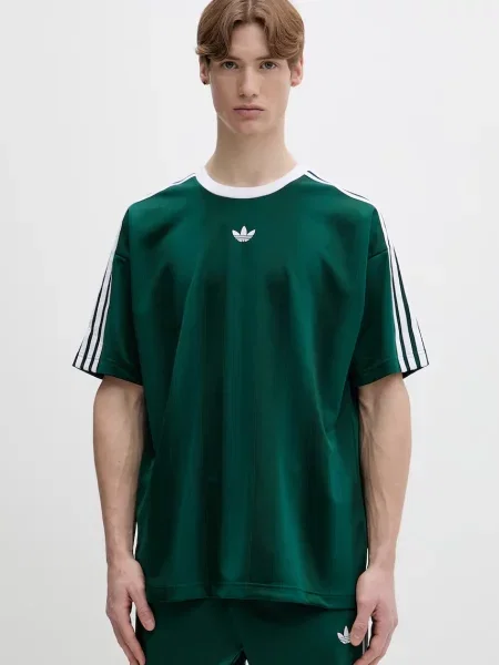 Adidas Tricou adicolor Jacquard verde