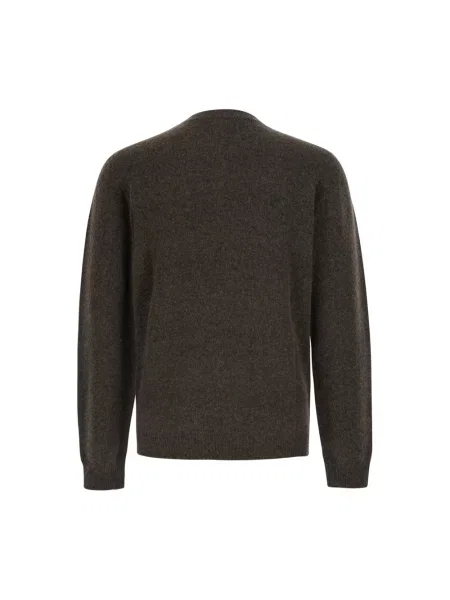 Sweter Roberto Collina brązowy