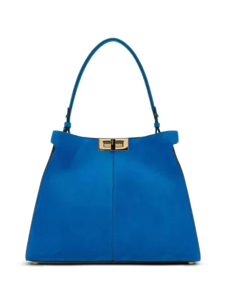 Geantă shopper Fendi albastru