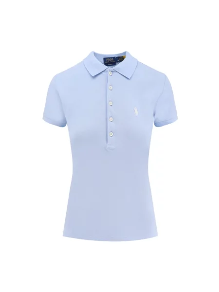 Polo Ralph Lauren Koszulki Kobieta S Koszulka polo z bawełny typu pika niebieski