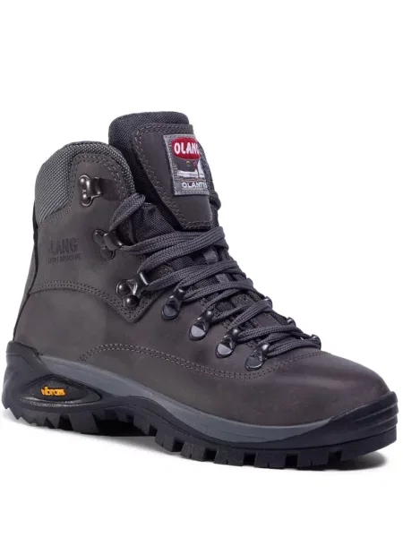 Čizmice Olang s vezicama s čipkom smeđa