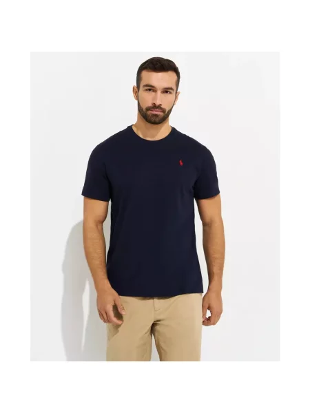 Polo Ralph Lauren T-Shirt Bsr Granatowy Custom niebieska