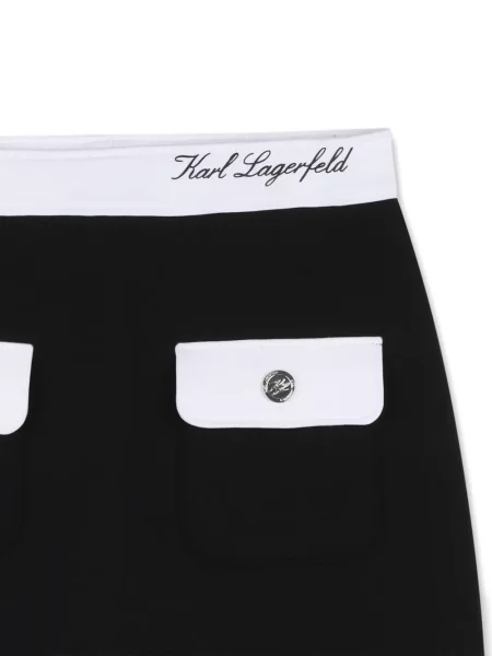 Dětské sukně Karl Lagerfeld černé