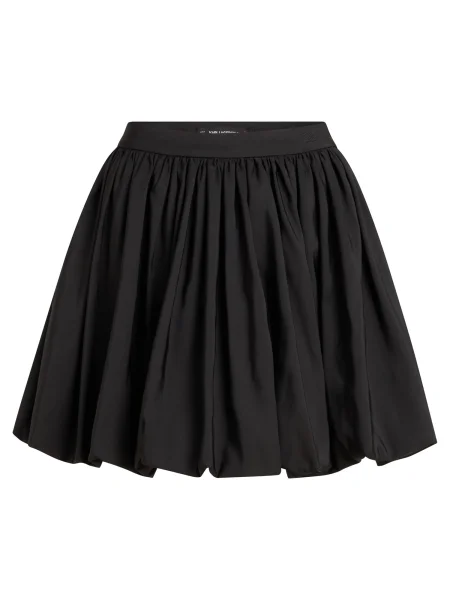 Karl Lagerfeld fustă mini evazați negru