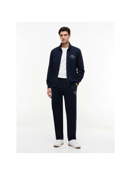 Pantaloni Tommy Hilfiger albastru