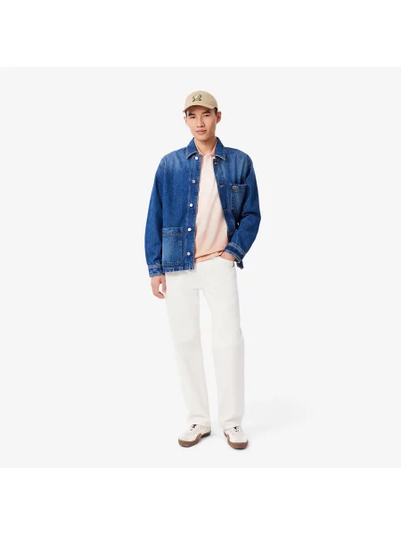 Lacoste Koszulka Polo Classic Fit Ombré Print różowy