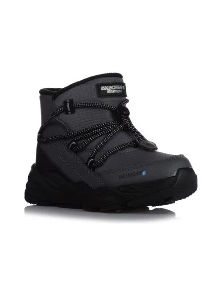 Členkové topánky Skechers sivá