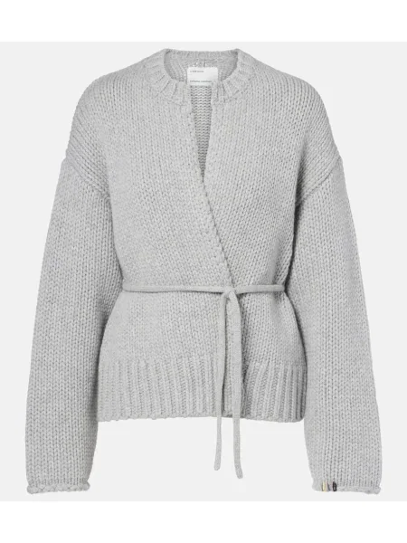 Cardigan Extreme Cashmere din cașmir gri