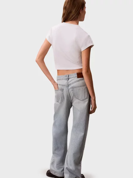 Джинсы Calvin Klein Jeans с камнями голубые
