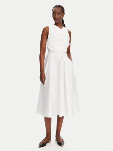 Elisabetta Franchi Rochie cocktail alb