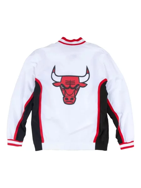 Μπουφάν Mitchell & Ness λευκό