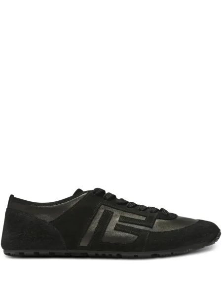 Sneakerși Balmain din piele de căprioară negru
