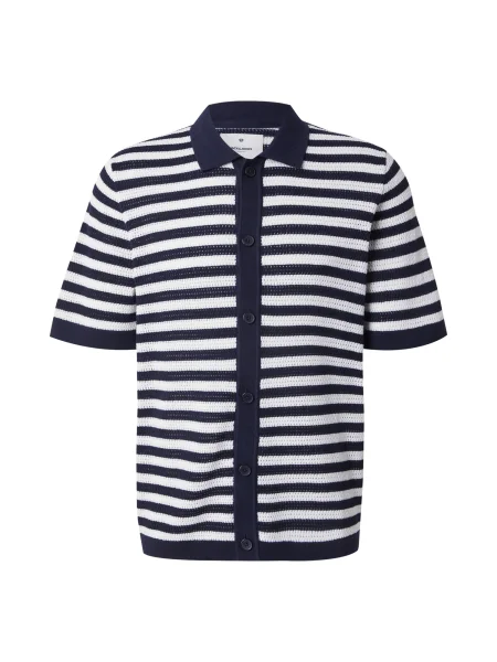 JACK & JONES Cămașă JPRBLAJones bleumarin alb