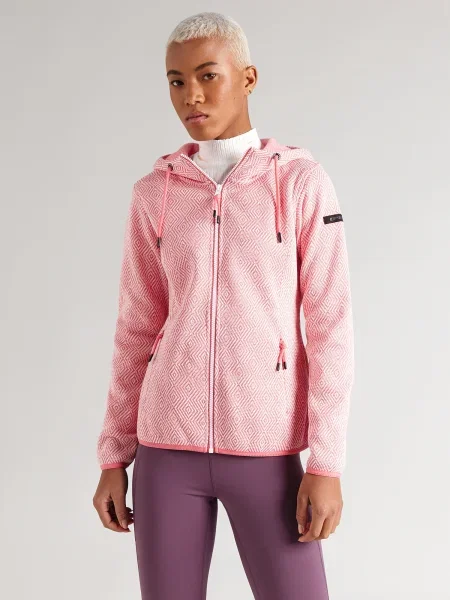 ICEPEAK Jachetă fleece funcțională Adrian deschis roz
