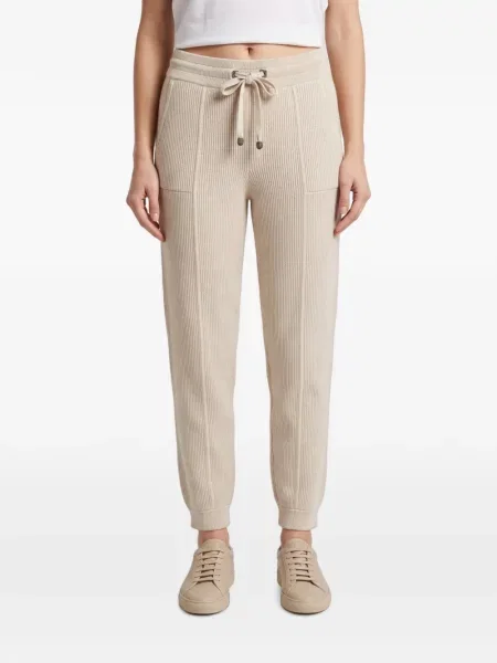 Pantaloni Brunello Cucinelli tricotate cu cordon