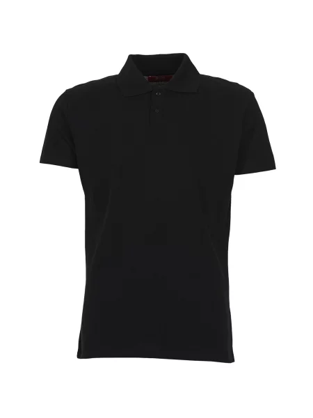 Polo majica Botd s kratkimi rokavi črna