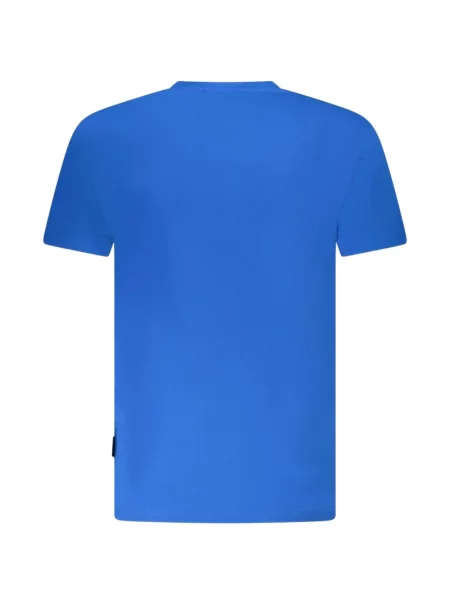 Tricou Napapijri cu autograf albastru