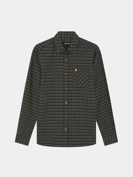 Сорочка в клітинку Lyle & Scott чорний
