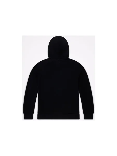 Hanorac cu glugă Converse cu broderie negru