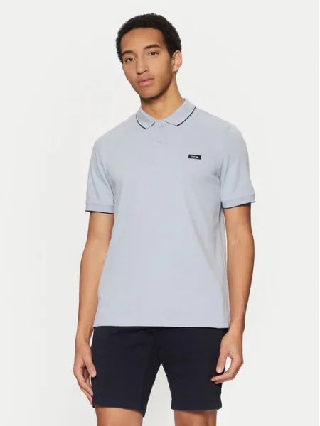 Calvin Klein Tricou polo Regular Fit albastru