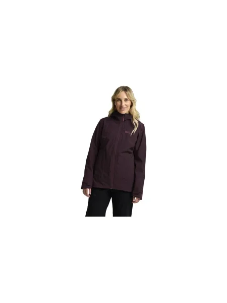 Geacă Jack Wolfskin bordo