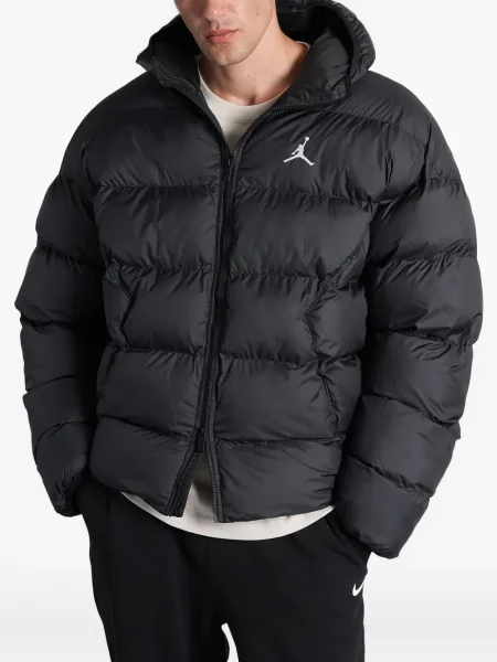 Hanorac cu glugă Nike din piele de căprioară negru