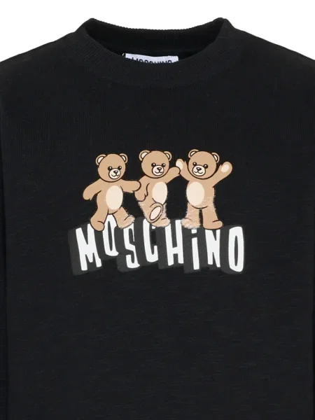 Sweter dziecięcy Moschino czarny