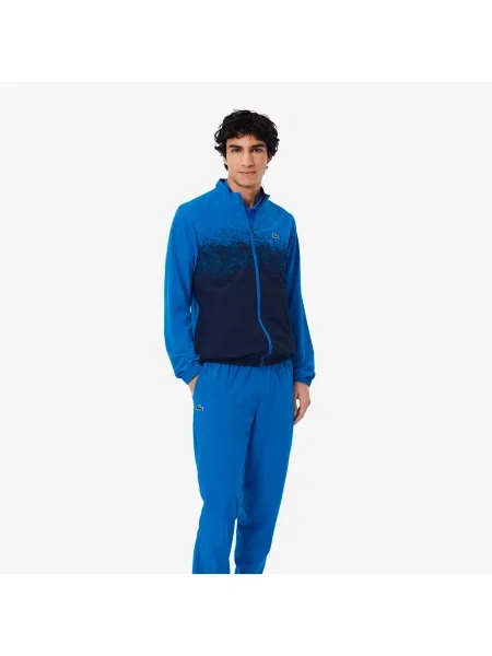 Lacoste Dres Tennis X Novak Djokovic niebieski