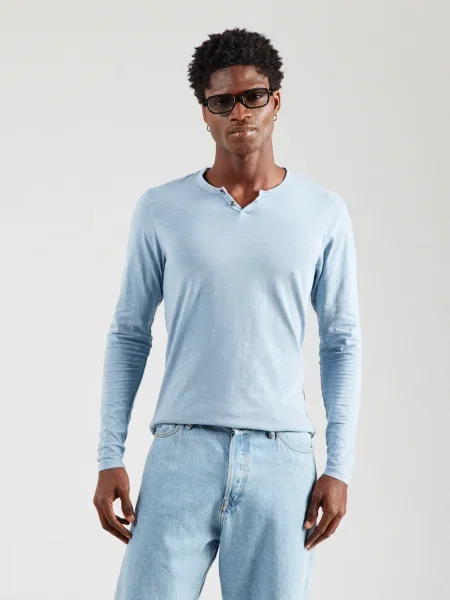 JACK & JONES Tricou JJESPLIT amestec albastru