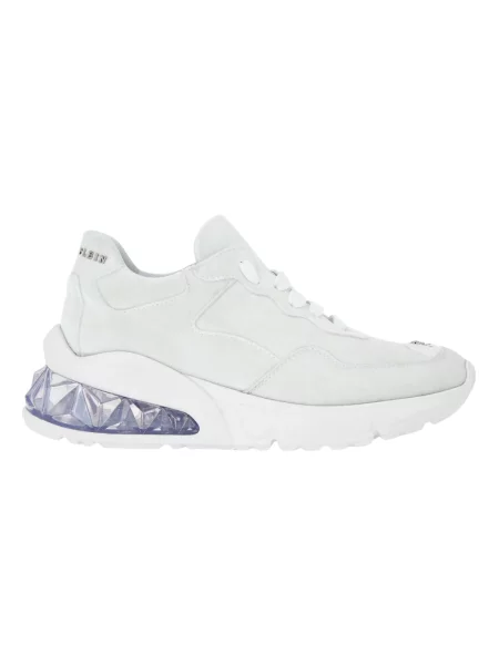 Sneakersy Philipp Plein skórzane białe
