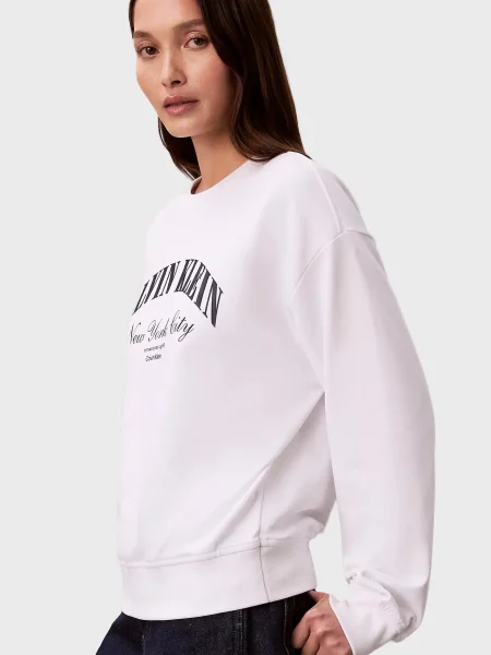 Свитшот Calvin Klein Jeans белый
