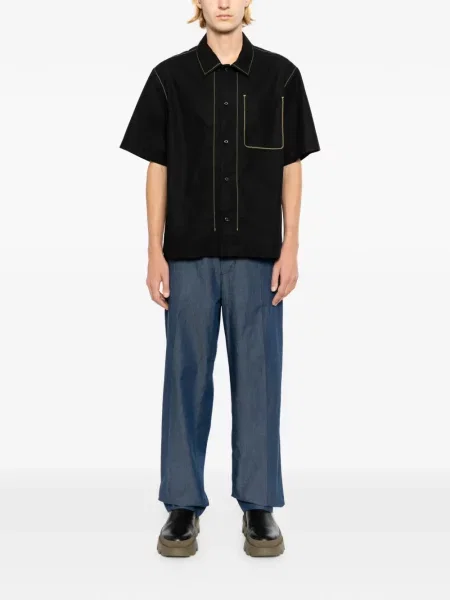 Pantaloni Moncler albastru