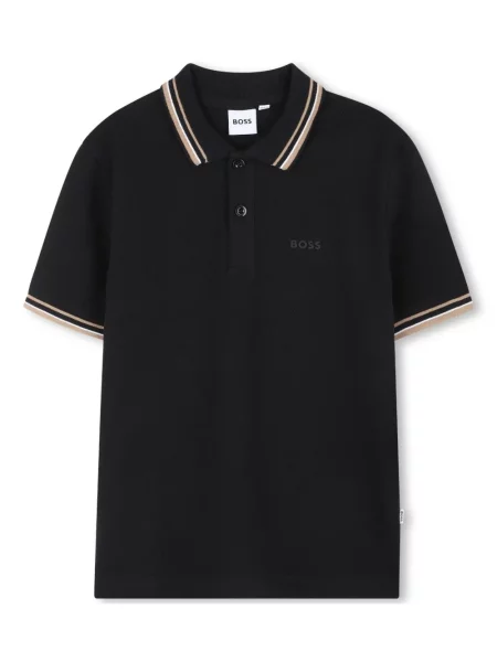 Koszulka polo dziecięca Bosswear czarna